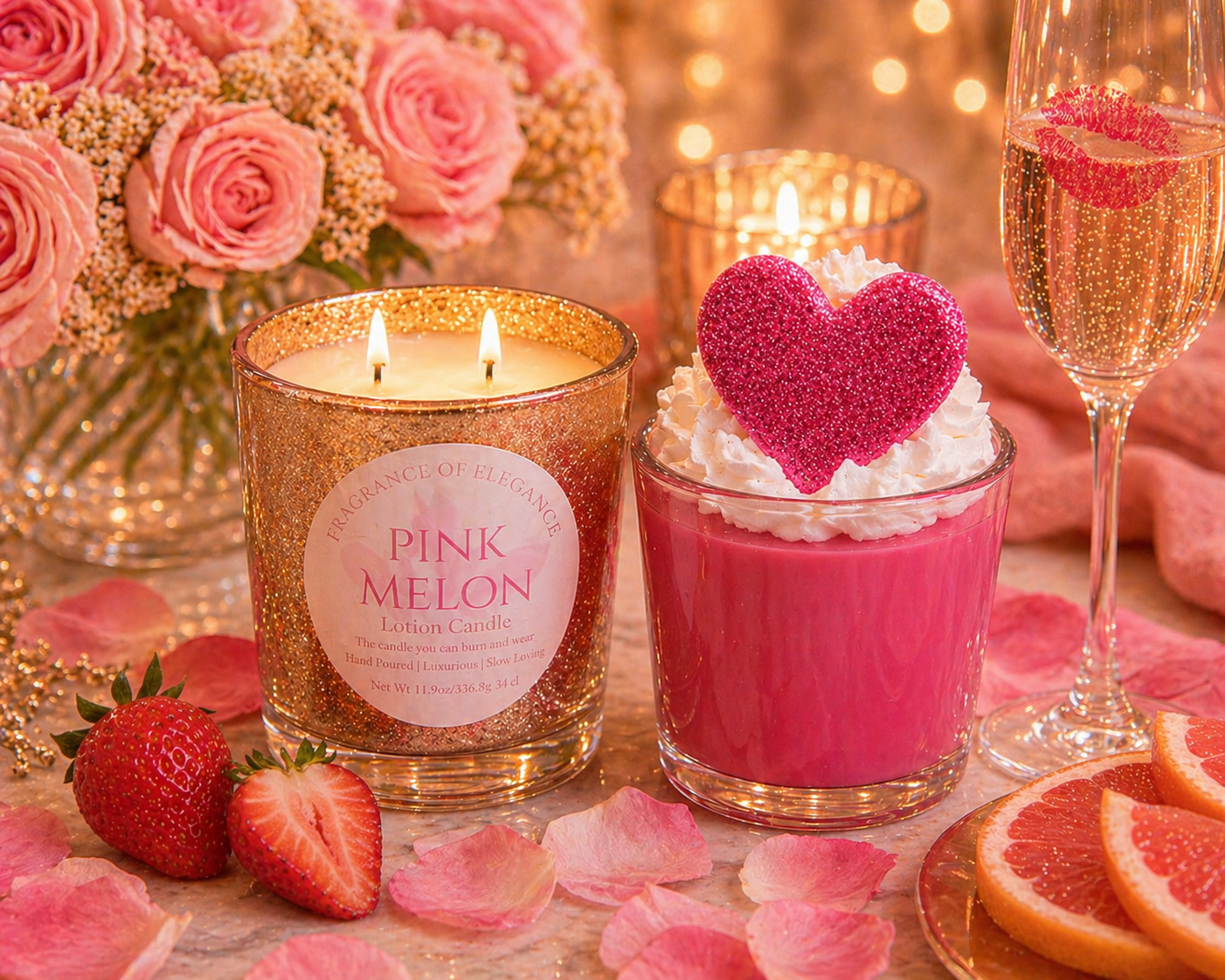 Pink Melon Gift Set - Fragrance of Elegance
