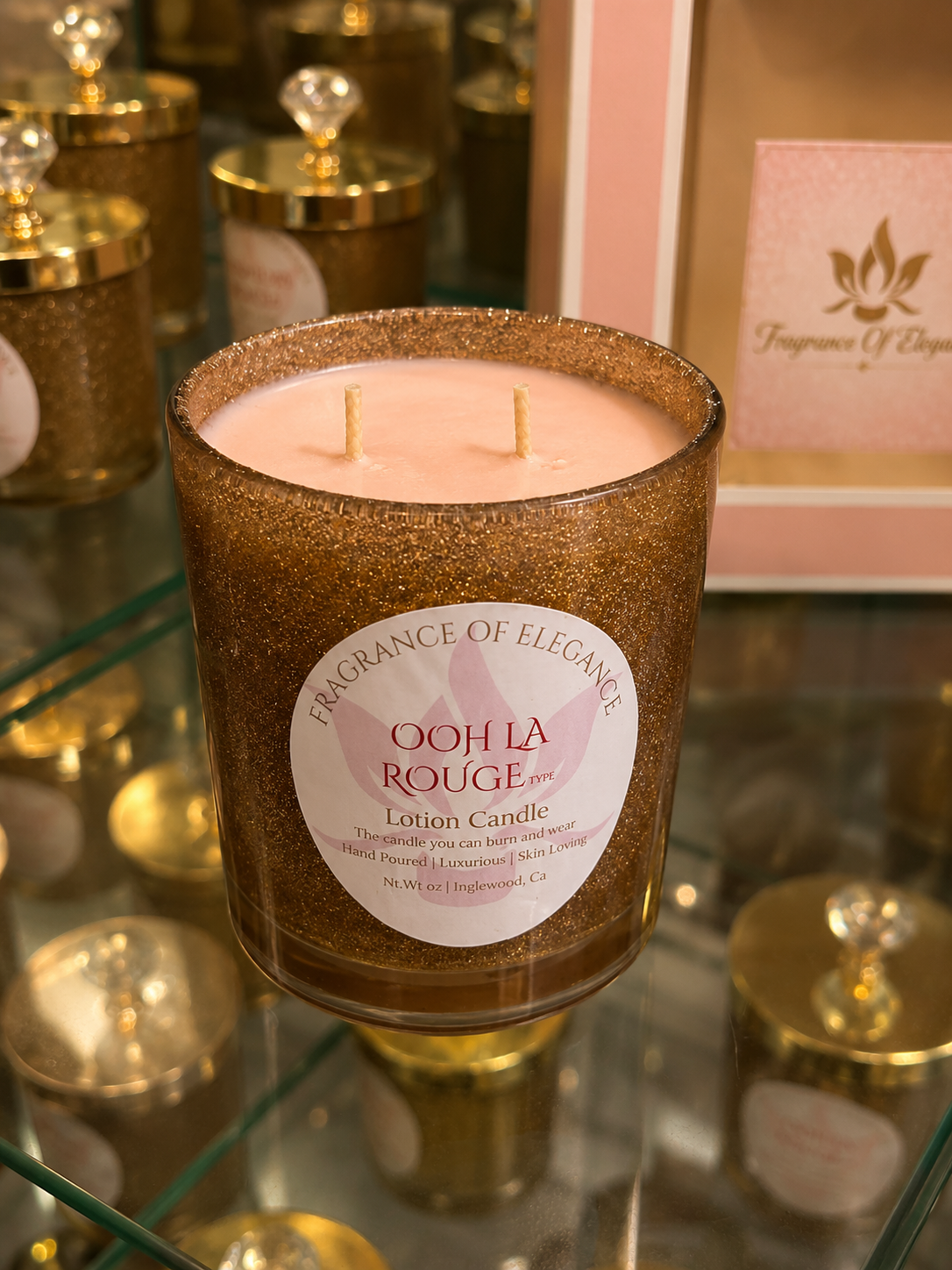 Ooh La Rouge Lotion Candle
