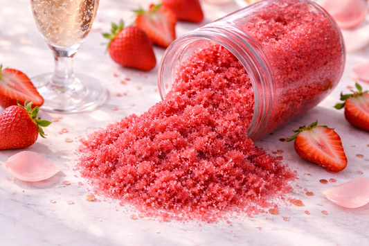 Strawberry Mimosa Sugar Scrub - Fragrance of Elegance