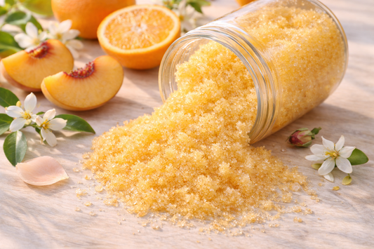 Peachy Tangerine sugar scrub - Fragrance of Elegance