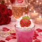 Strawberry Mimosa Pastry Dessert Candle - Fragrance of Elegance