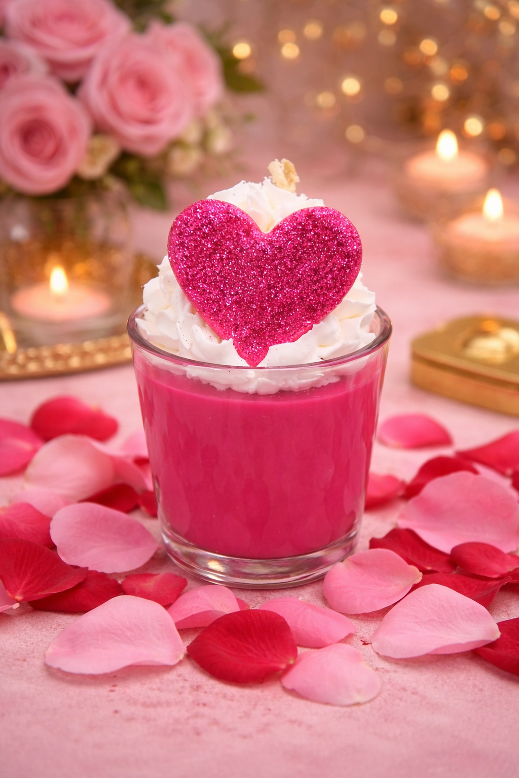 Pink Melon Pastry Dessert Candle - Fragrance of Elegance