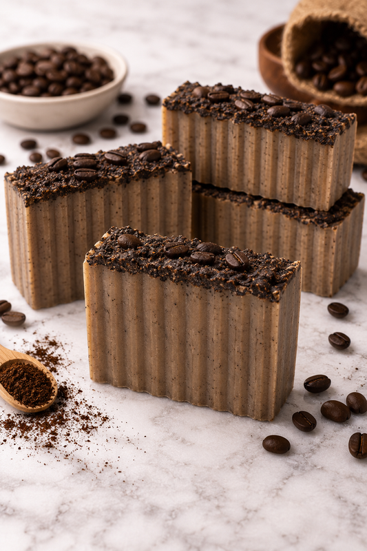 Coffee scrub Soap bar - Fragrance of Elegance