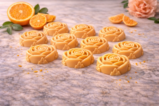 Peachy Tangerine Coconut Milk Soap - Fragrance of Elegance