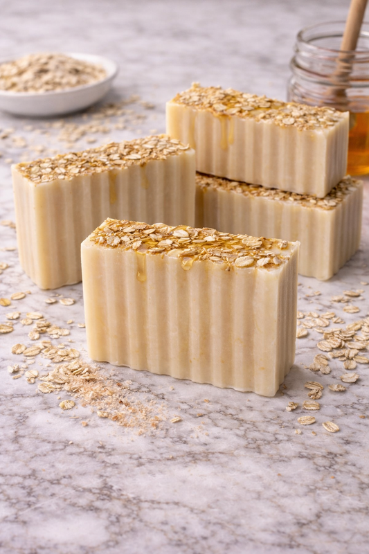 Oatmeal and Honey Soap Bar - Fragrance of Elegance