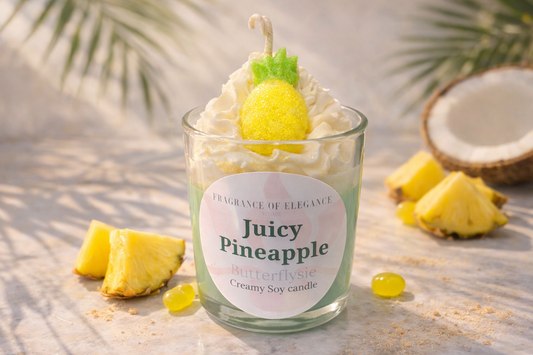 Juicy pineapple candle - Fragrance of Elegance