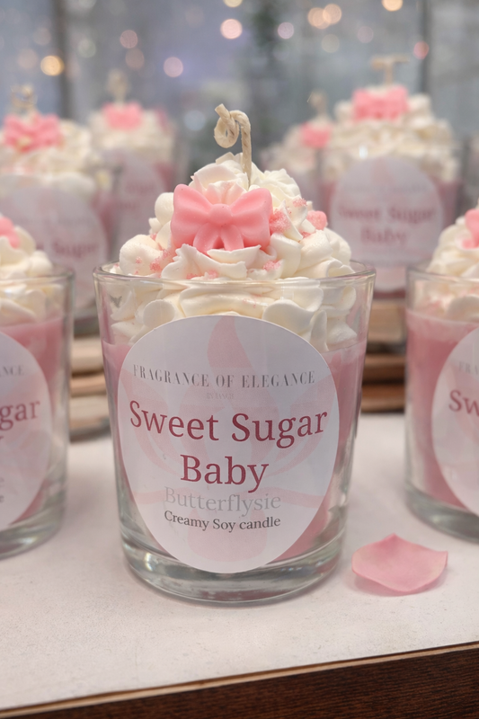 Sweet Sugar BabyPastry Dessert Candle - Fragrance of Elegance