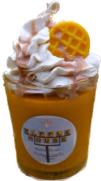 Waffle Syrup Pastry Dessert Candle inspired by the Waffle House - Fragrance of Elegance